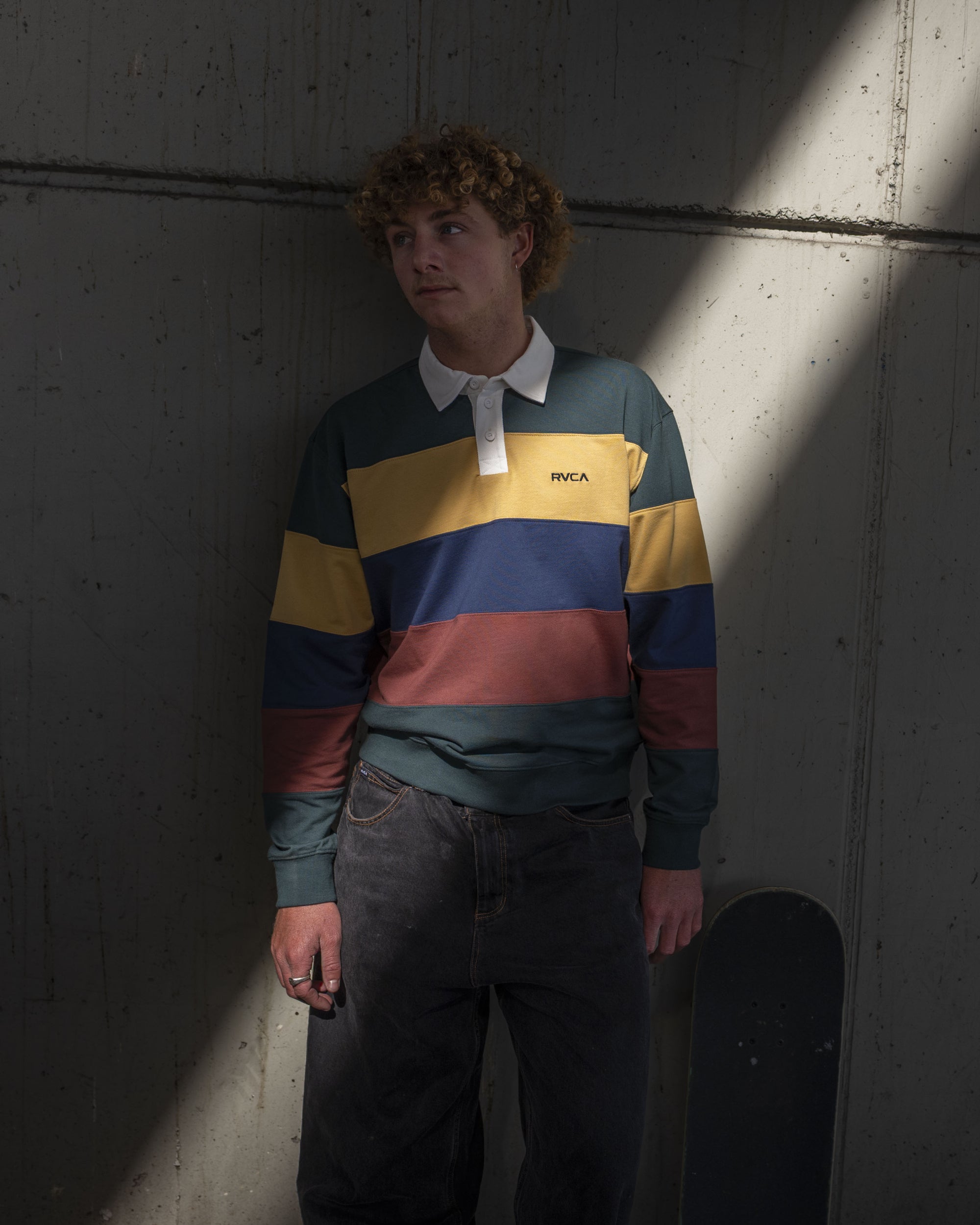 Insignia Fleece Rugby Shirt – RVCA