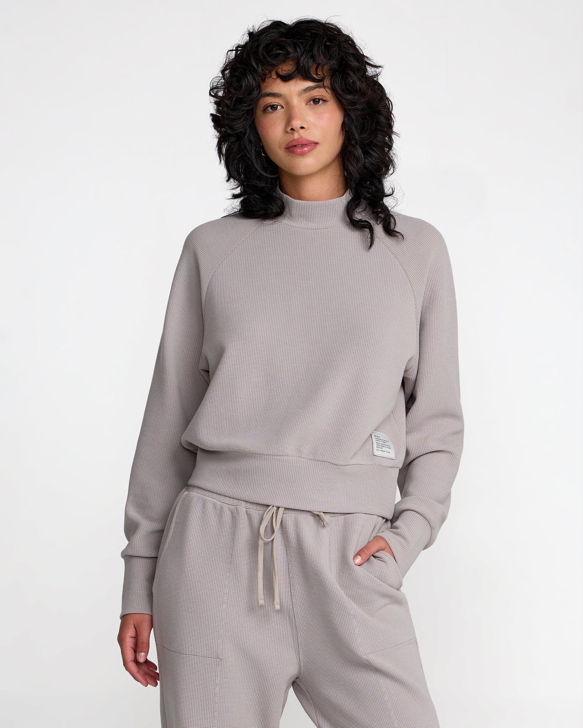 Sofie Waffle Mock Neck - RVCA