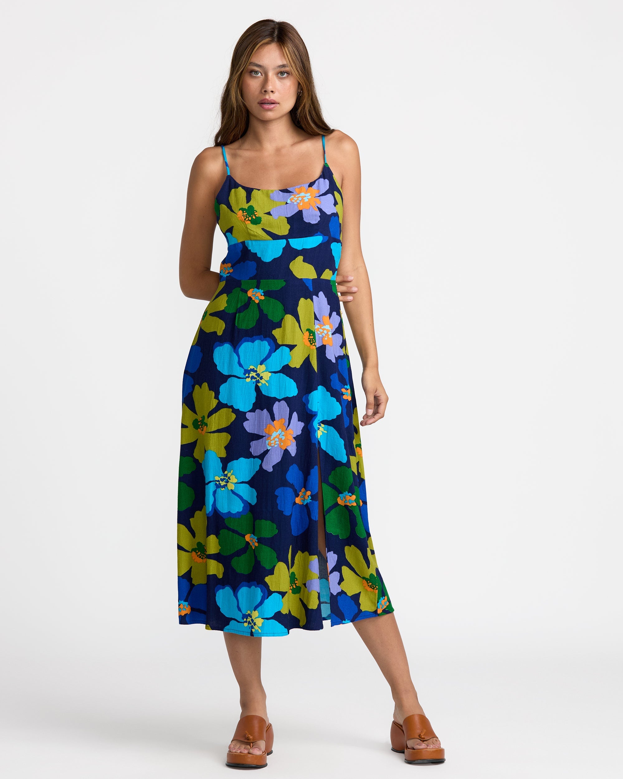 Rvca Anya Midi Dress