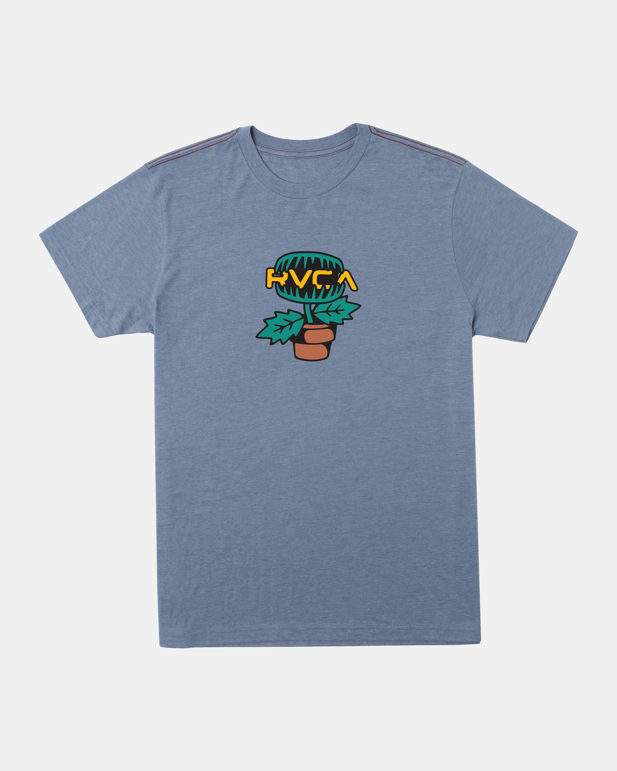 Boys RVCA Flytrap T-Shirt - Industrial Blue