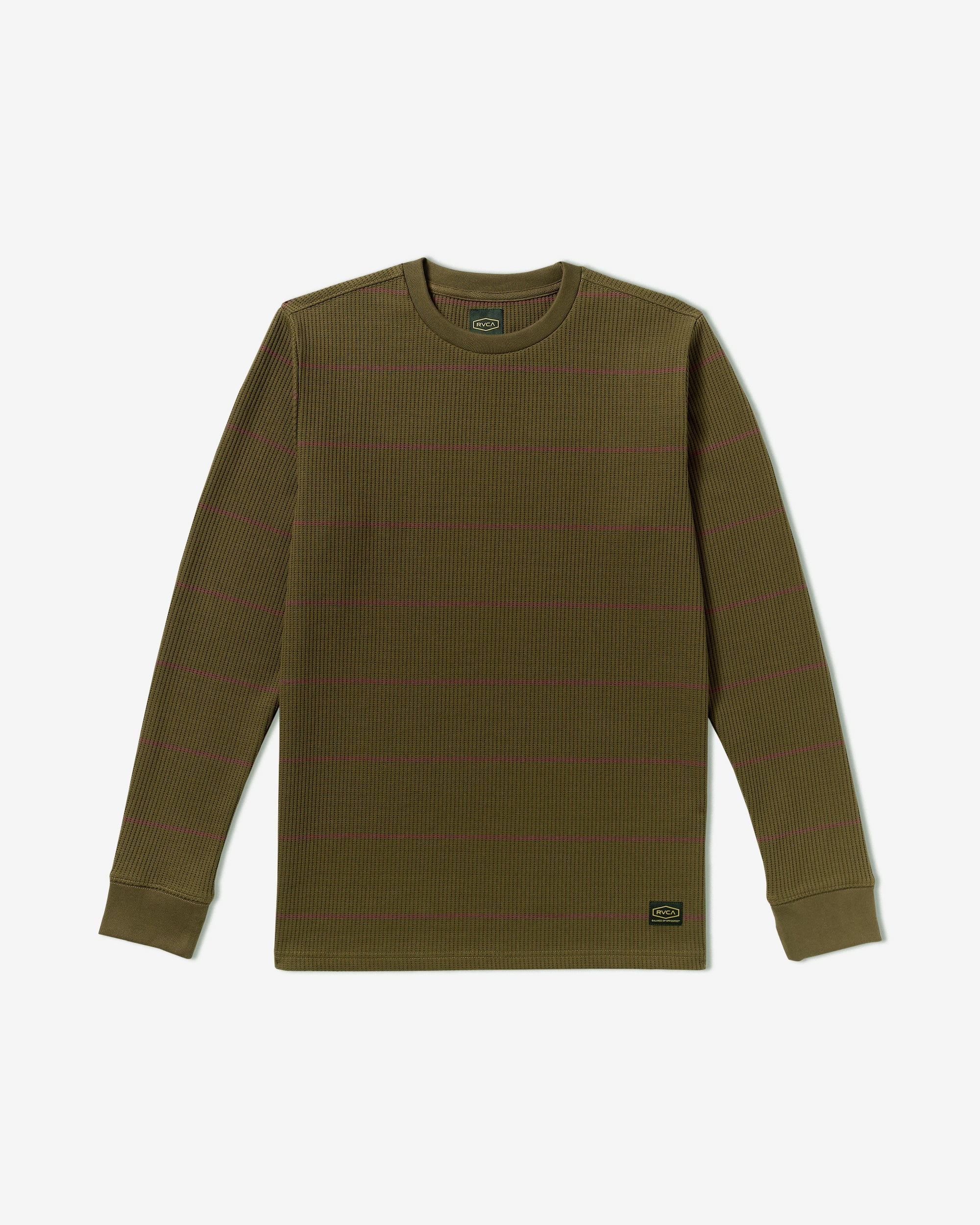 らむ Dayshift Thermal Stripe Long Sleeve - RVCA