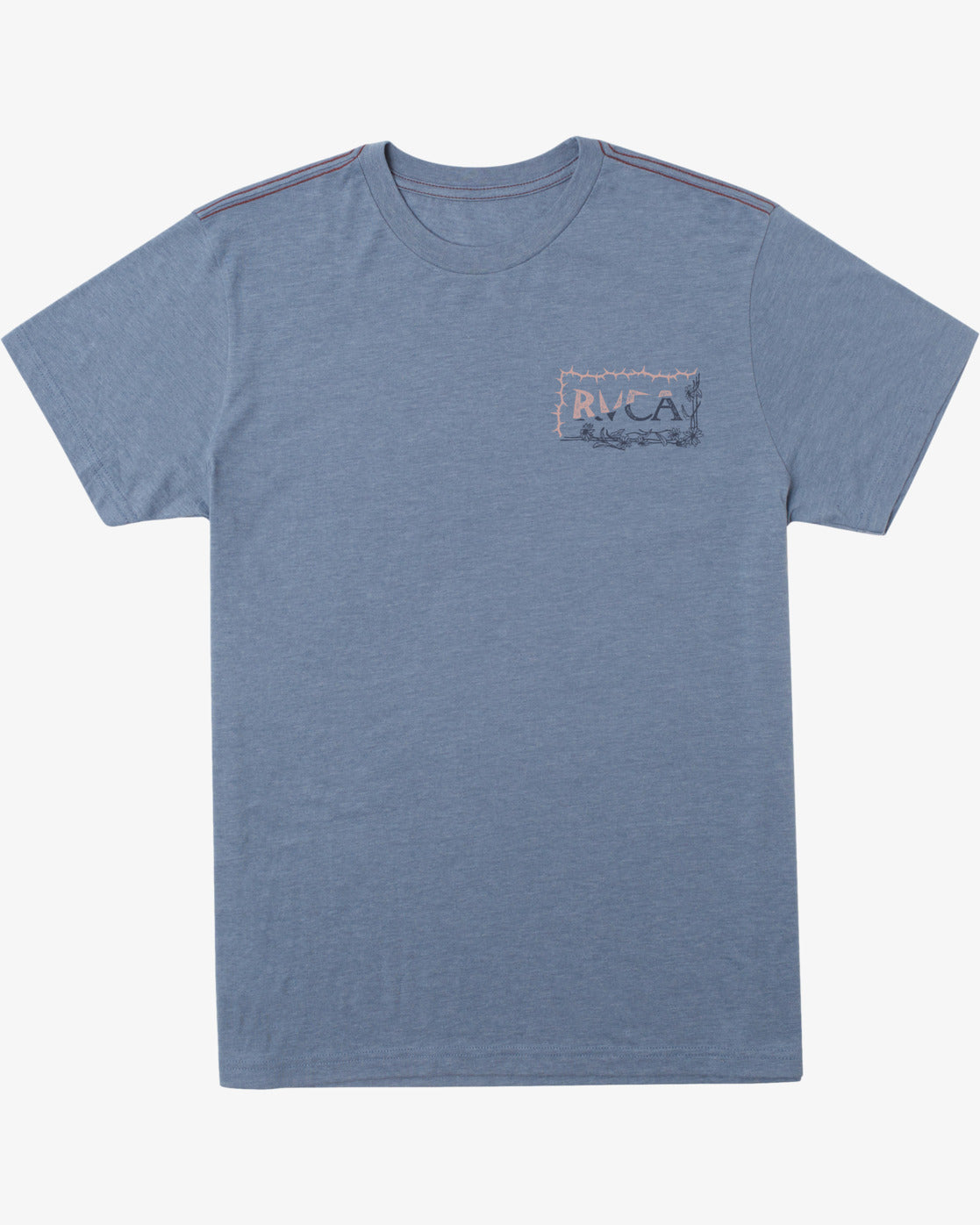 Sharp Split Short Sleeve T-Shirt - Industrial Blue – RVCA