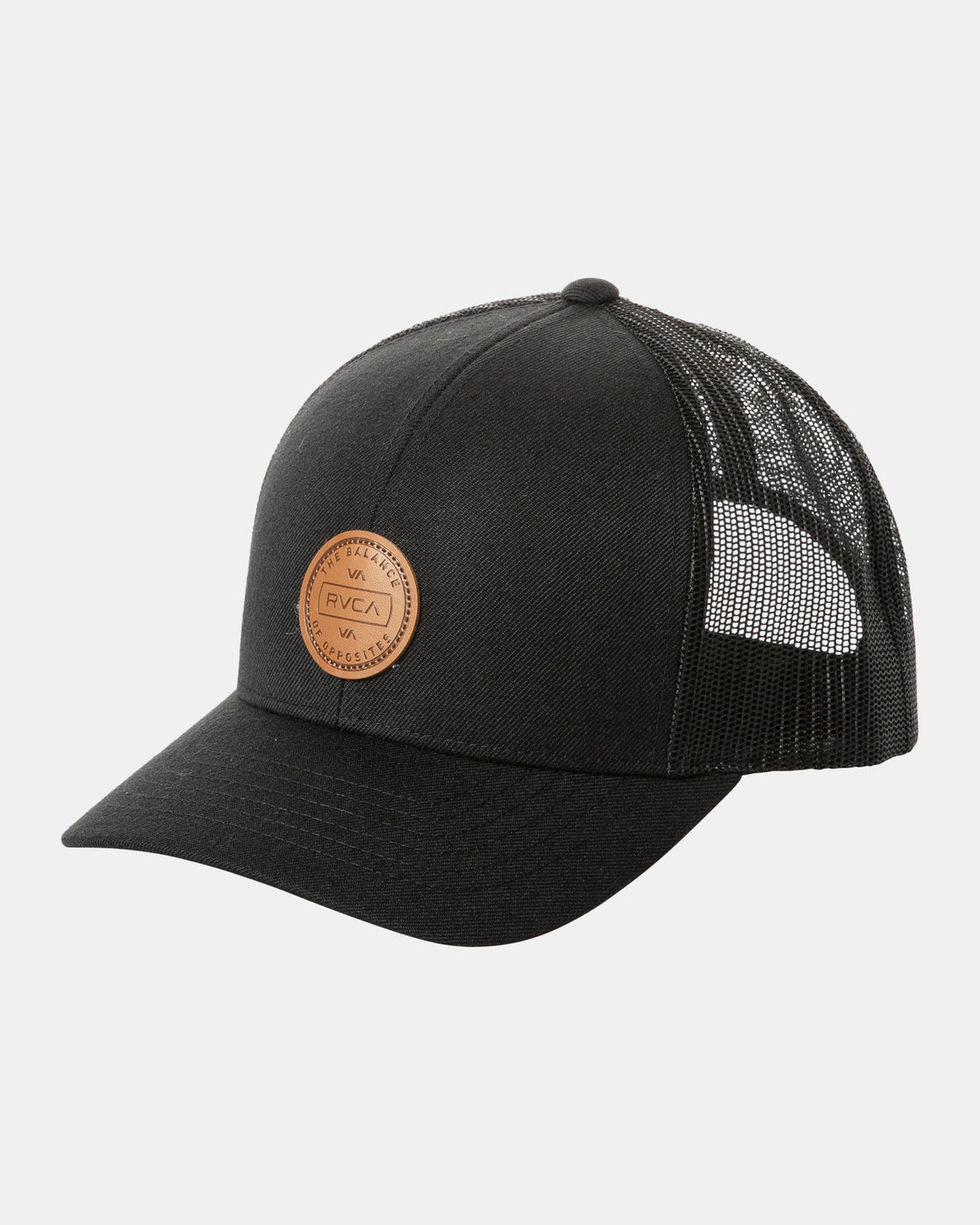 Rvca black discount trucker hat