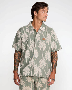 Palm Fall Short Sleeve Tee - RVCA