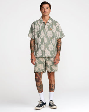 Palm Fall Short Sleeve Tee - RVCA