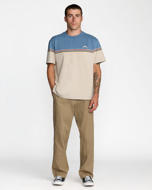 Pismo Stripe Short Sleeve Tee - RVCA