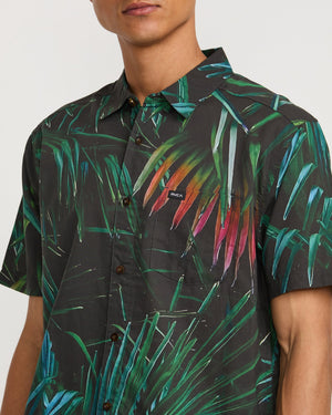 Hawaii Palms Short Sleeve Shirt-RVCA