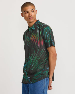 Hawaii Palms Short Sleeve Shirt-RVCA