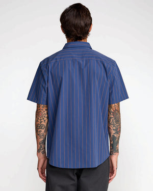 TJP Dayshift Stripe Short Sleeve Shirt