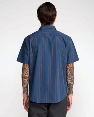 TJP Dayshift Stripe Short Sleeve Shirt