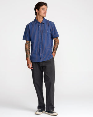 TJP Dayshift Stripe Short Sleeve Shirt