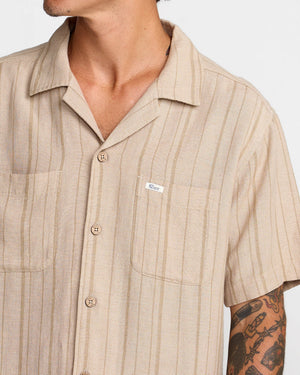 Exotica Stripe Short Sleeve Shirt - RVCA