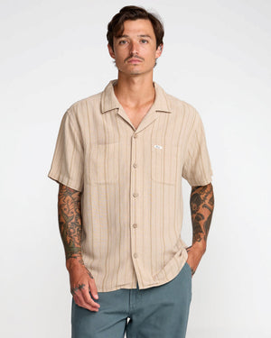 Exotica Stripe Short Sleeve Shirt - RVCA