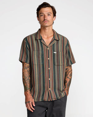 Exotica Stripe Short Sleeve Shirt - RVCA
