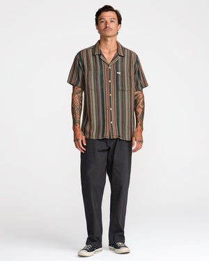Exotica Stripe Short Sleeve Shirt - RVCA