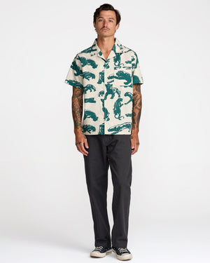 TJP All Over Short Sleeve Shirt - RVCA