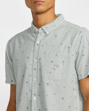 Exotica Seersucker Long Sleeve Tee - RVCA