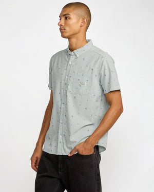 Exotica Seersucker Long Sleeve Tee - RVCA