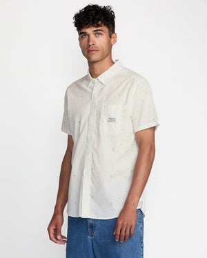 Exotica Seersucker Short Sleeve Shirt - RVCA