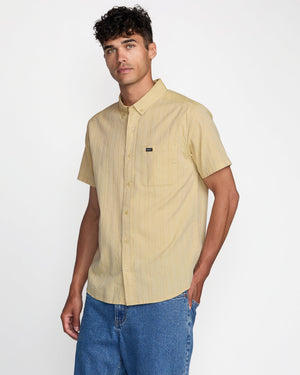 That'll Do Stripe Short Sleeve Shirt - RVCA