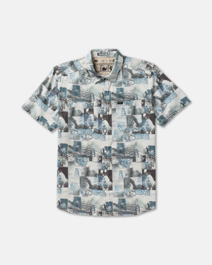 Kauai Block Print Collage Shirt