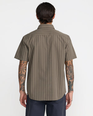 Dayshift Workwear Stripe Short Sleeve Shirt