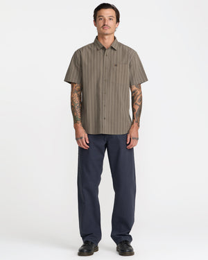 Dayshift Workwear Stripe Short Sleeve Shirt
