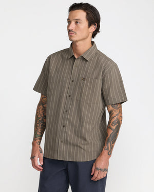 Dayshift Workwear Stripe Short Sleeve Shirt