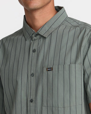 Dayshift Workwear Stripe Short Sleeve Shirt