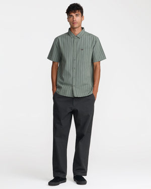 Dayshift Workwear Stripe Short Sleeve Shirt
