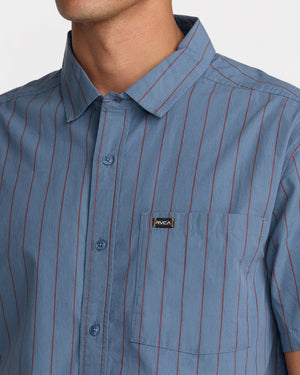 Dayshift Workwear Stripe Short Sleeve Shirt