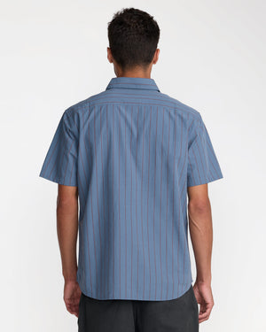 Dayshift Workwear Stripe Short Sleeve Shirt