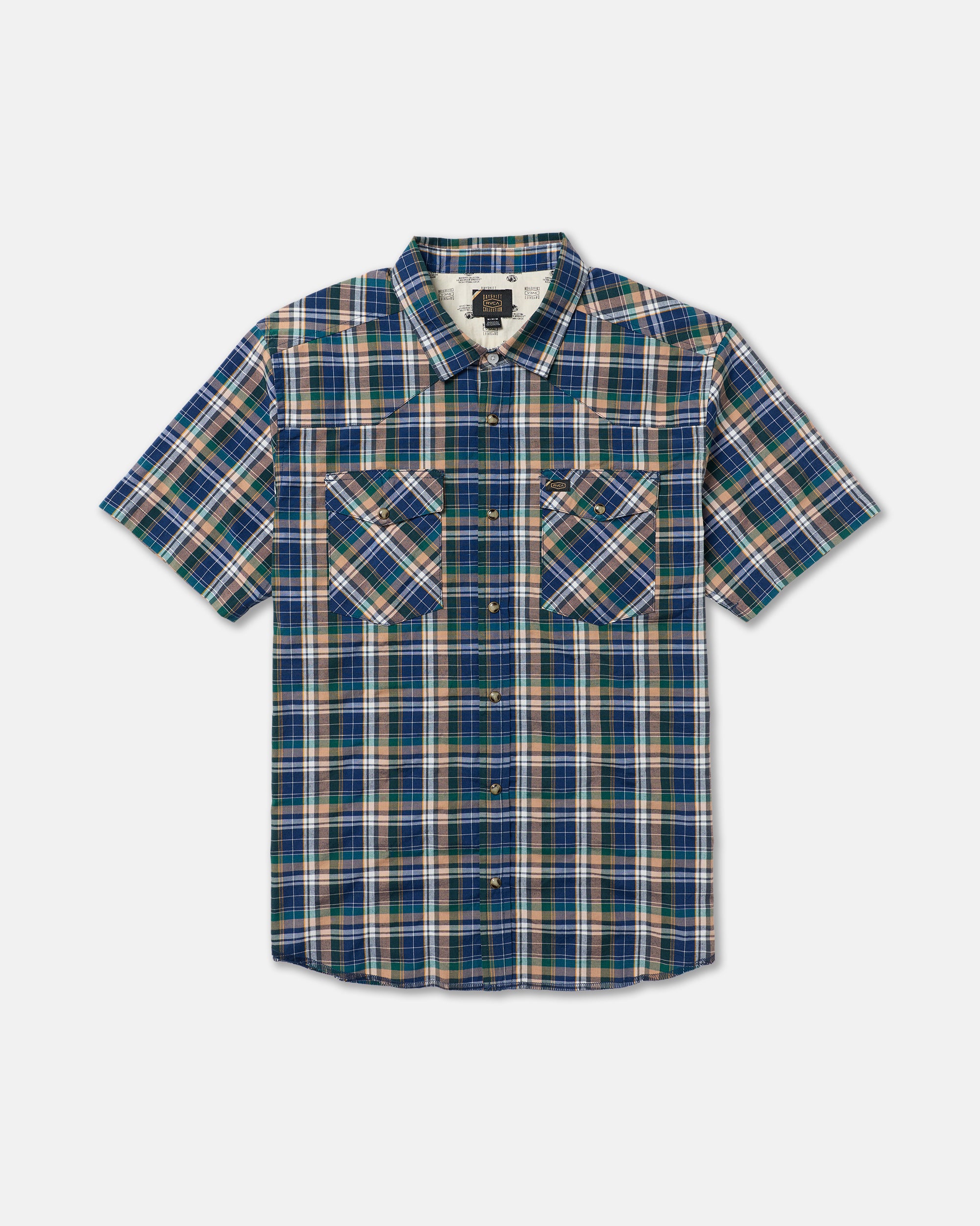 Dayshift Truckin Plaid Short Sleeve Shirt – RVCA