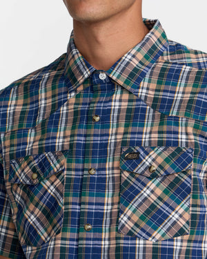 Dayshift Truckin Plaid Short Sleeve Shirt