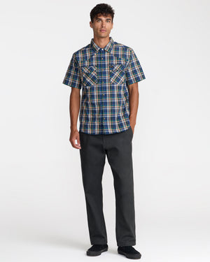 Dayshift Truckin Plaid Short Sleeve Shirt
