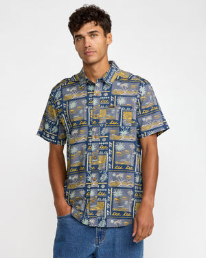 Hawaii Sunset Short Sleeve Shirt - RVCA
