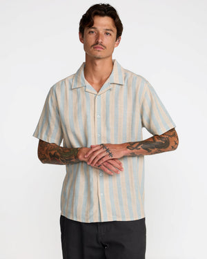 Beat Stripe Shirt- RVCA