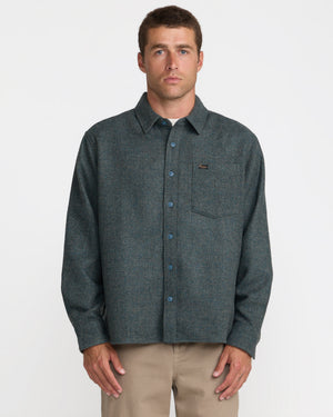 Dayshift Solid Flannel Long Sleeve Shirt