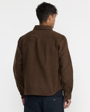 Dayshift Solid Flannel Long Sleeve Shirt