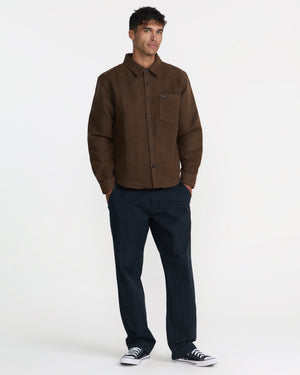 Dayshift Solid Flannel Long Sleeve Shirt