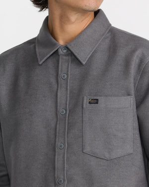 Dayshift Solid Flannel Long Sleeve Shirt