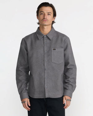 Dayshift Solid Flannel Long Sleeve Shirt