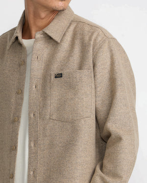 Dayshift Solid Flannel Long Sleeve Shirt