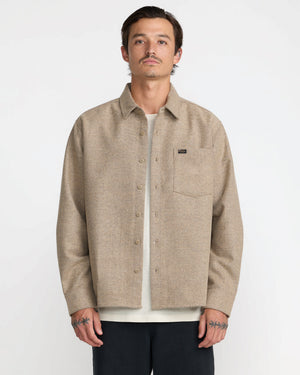 Dayshift Solid Flannel Long Sleeve Shirt