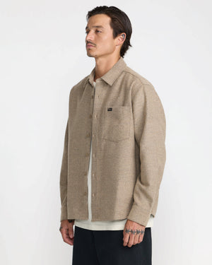 Dayshift Solid Flannel Long Sleeve Shirt