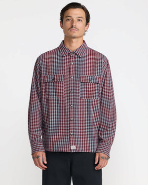 Big RVCA Flannel Long Sleeve Shirt