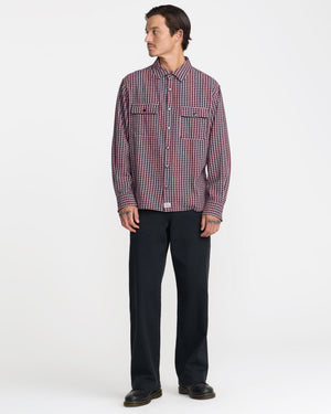 Big RVCA Flannel Long Sleeve Shirt