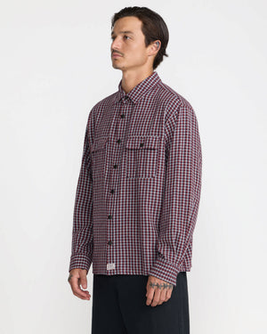Big RVCA Flannel Long Sleeve Shirt