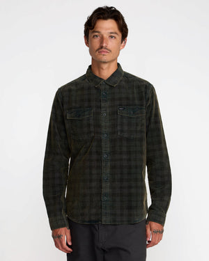 Artifice Cord Long Sleeve Shirt- RVCA