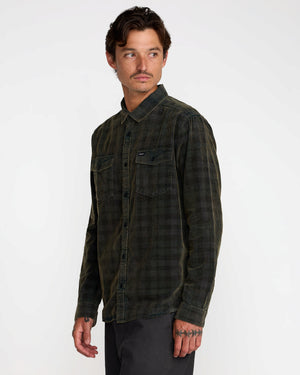 Artifice Cord Long Sleeve Shirt- RVCA